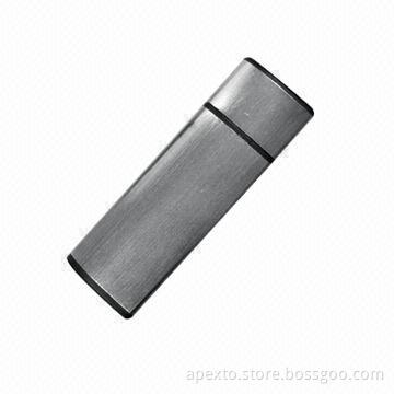 Brushed Aluminum USB Flash Disk with 512MB to 32GB Capacity